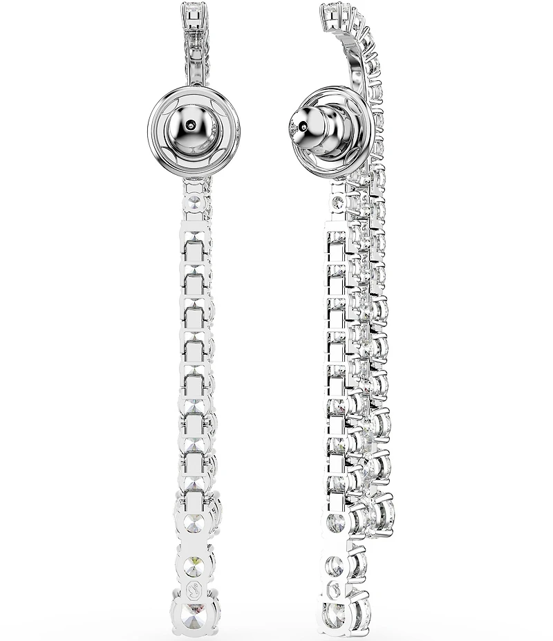 Swarovski Matrix Gradient Round Cut Linear Earrings