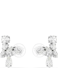 Swarovski Matrix Mixed Cut Clip Stud Earrings