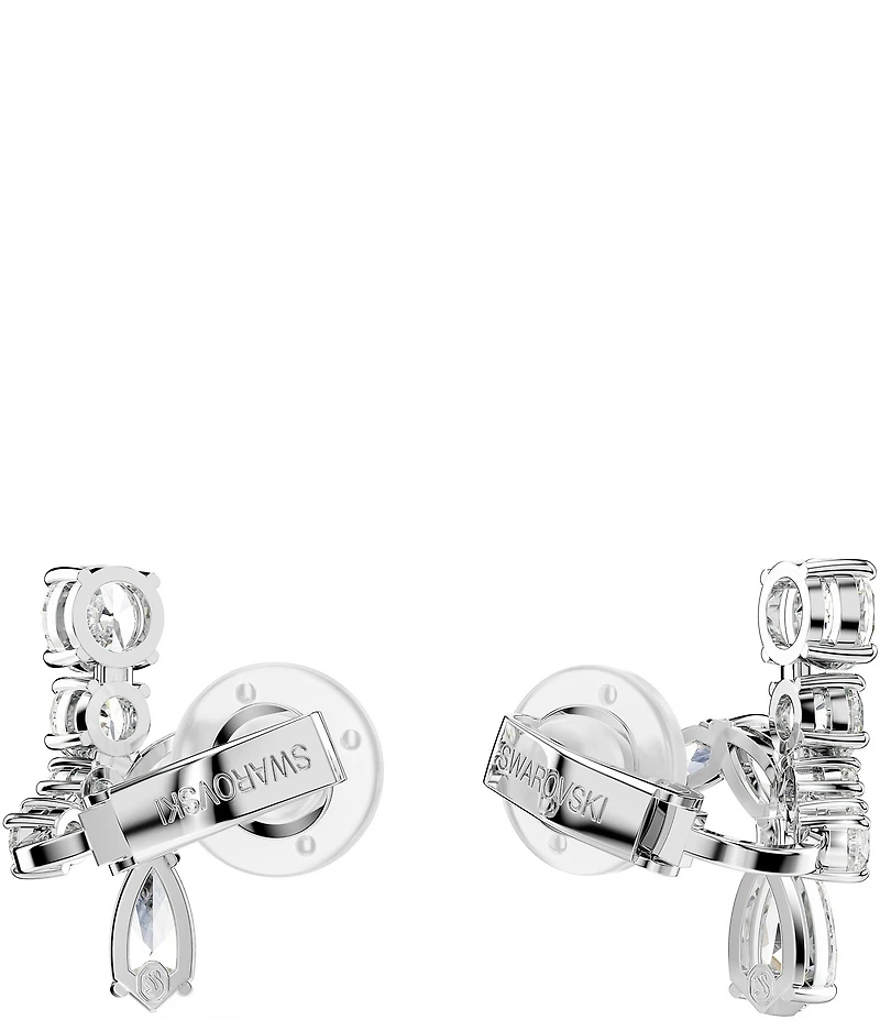 Swarovski Matrix Mixed Cut Clip Stud Earrings