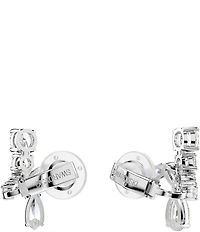 Swarovski Matrix Mixed Cut Clip Stud Earrings