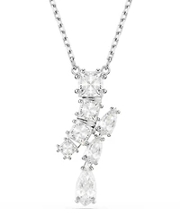 Swarovski Matrix Mixed Cut Short Pendant Necklace