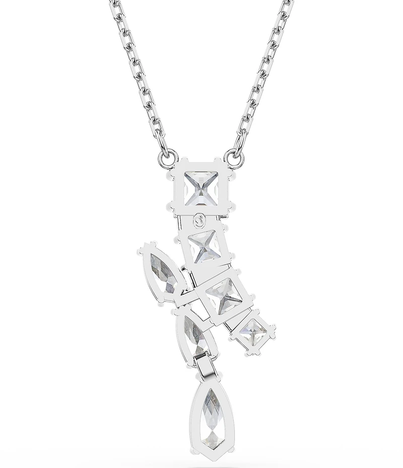 Swarovski Matrix Mixed Cut Short Pendant Necklace