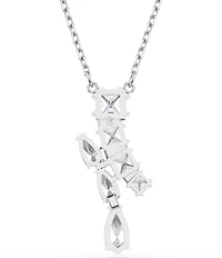 Swarovski Matrix Mixed Cut Short Pendant Necklace