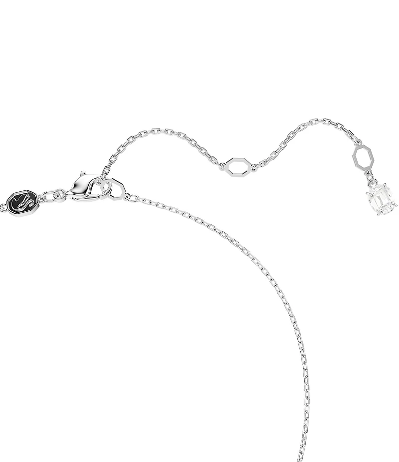 Swarovski Matrix Mixed Cut Short Pendant Necklace