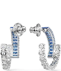 Swarovski Matrix Mixed Cuts Hoop Earrings