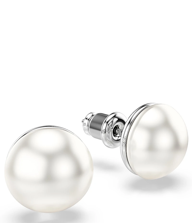 Swarovski Matrix Pearl Stud Earrings