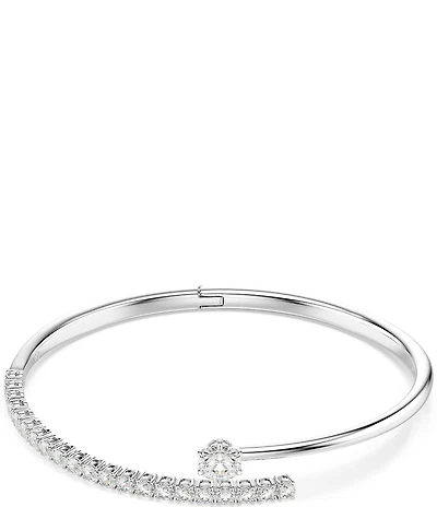Swarovski Matrix Round Cut CZ Bangle Bracelet