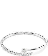 Swarovski Matrix Round Cut CZ Bangle Bracelet