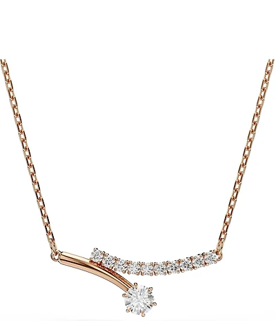 Swarovski Matrix Round Cut CZ Collar Necklace