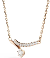 Swarovski Matrix Round Cut CZ Collar Necklace
