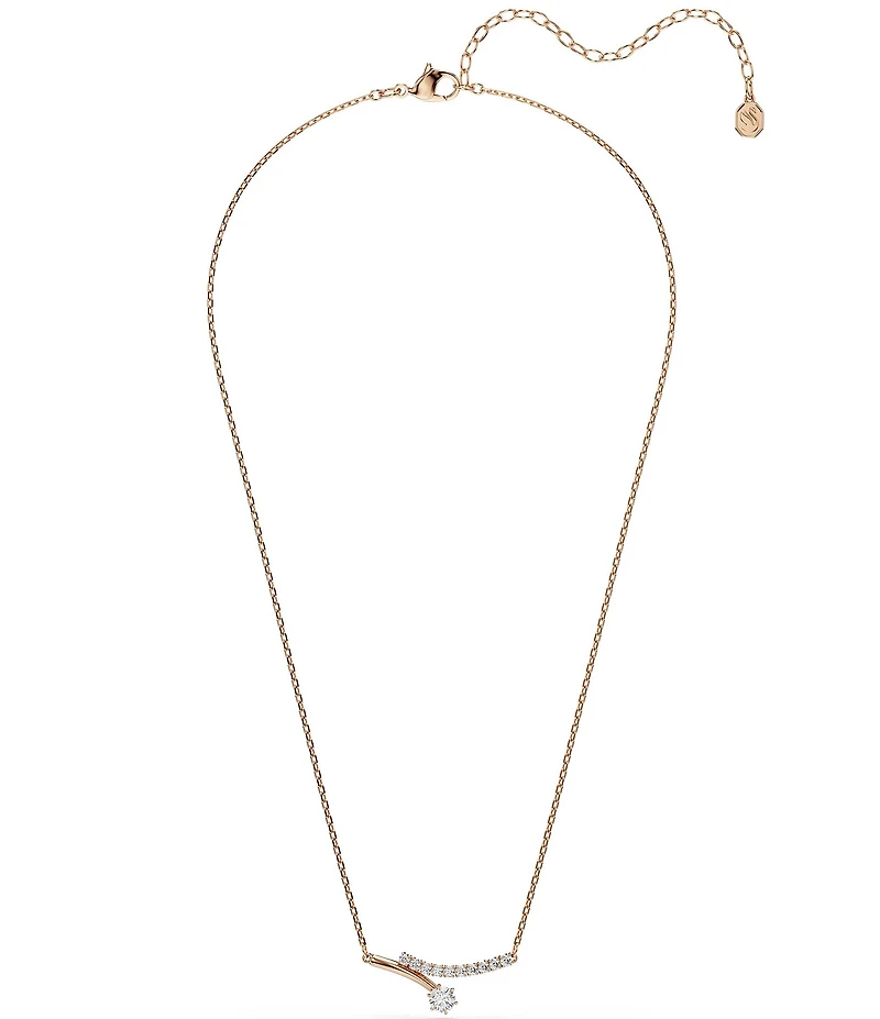 Swarovski Matrix Round Cut CZ Collar Necklace