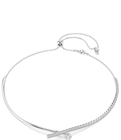 Swarovski Matrix Round Cut CZ Collar Necklace