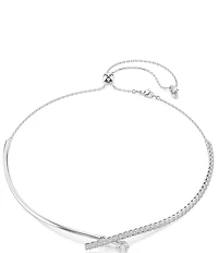 Swarovski Matrix Round Cut CZ Collar Necklace