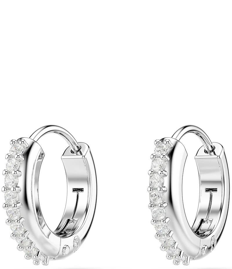 Swarovski Matrix Round Cut Hoop Earrings