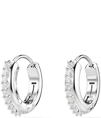 Swarovski Matrix Round Cut Hoop Earrings