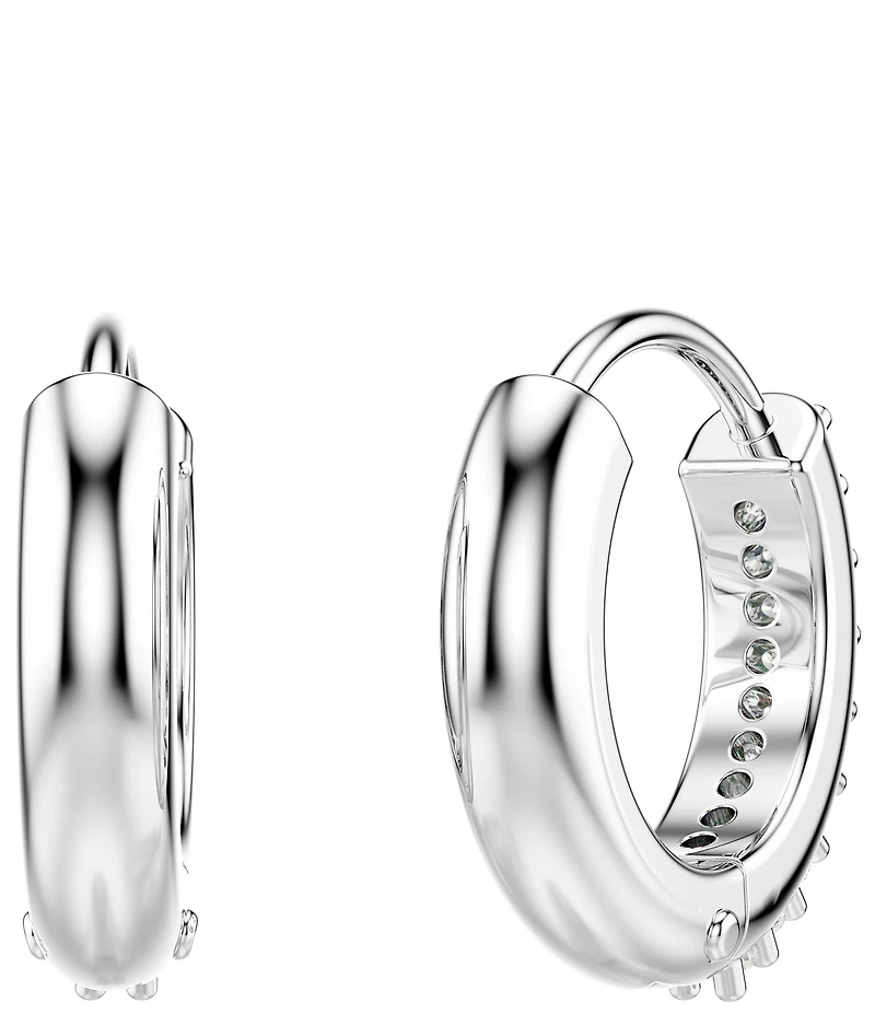 Swarovski Matrix Round Cut Hoop Earrings