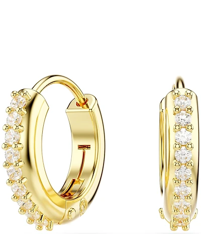 Swarovski Matrix Round Cut Hoop Earrings