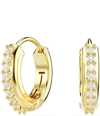 Swarovski Matrix Round Cut Hoop Earrings