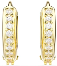 Swarovski Matrix Round Cut Hoop Earrings