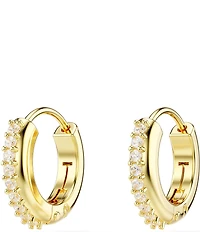 Swarovski Matrix Round Cut Hoop Earrings