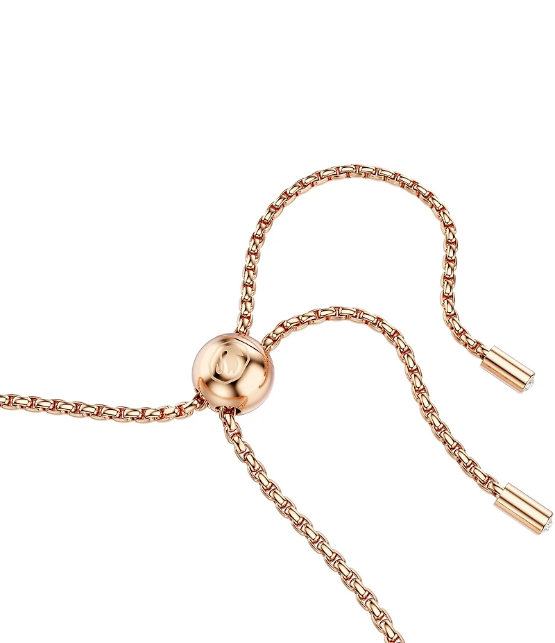 Swarovski Matrix Round Cut Tennis Adjustable Bracelet