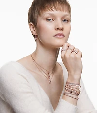 Swarovski Matrix Round Cut Tennis Adjustable Bracelet