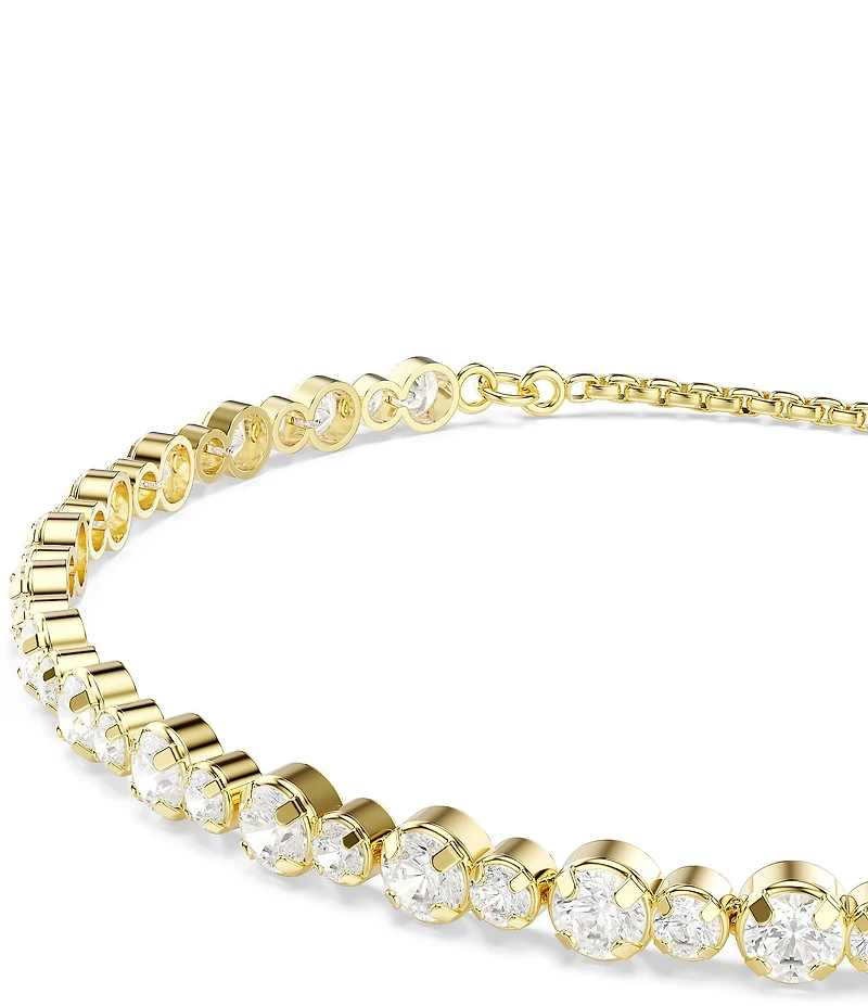 Swarovski Matrix Round Cut Tennis Adjustable Bracelet