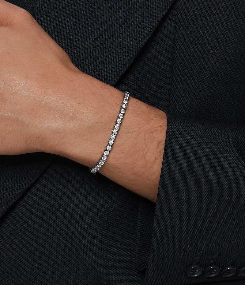 Swarovski Matrix Round Cut Tennis Line Bracelet