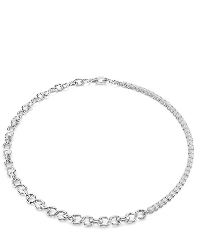Swarovski Matrix S-Shape Chain Collar Necklace