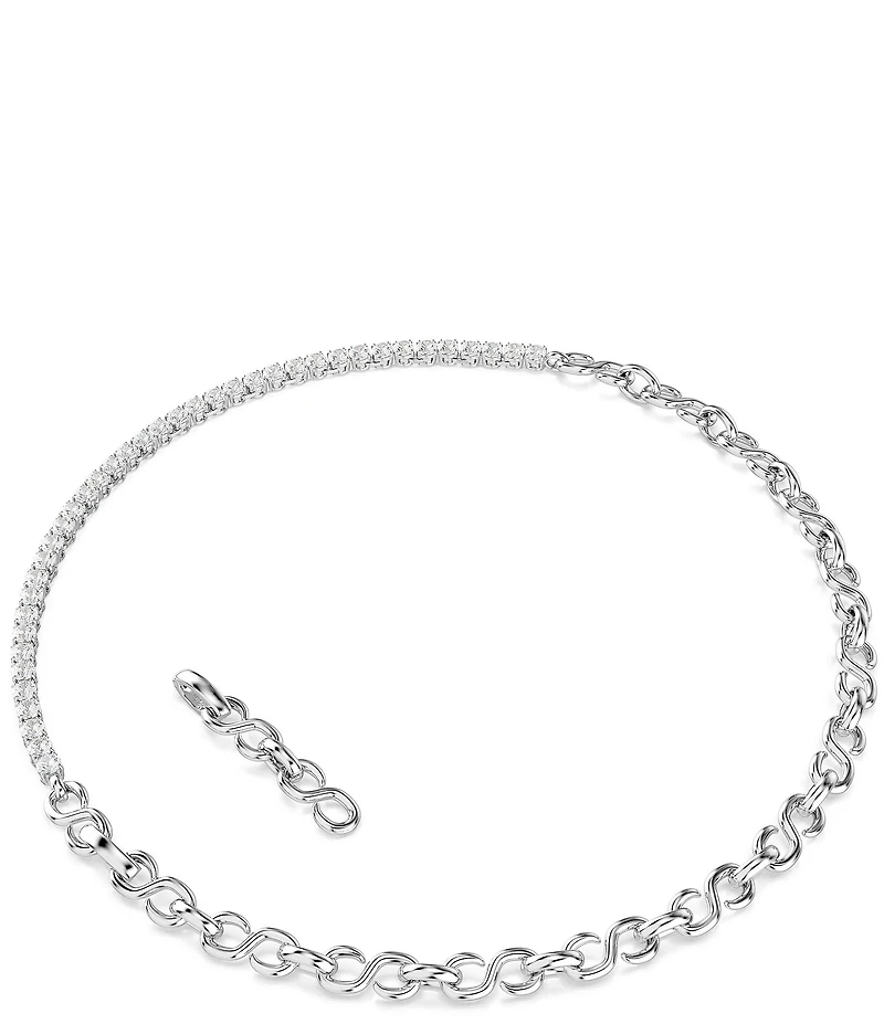 Swarovski Matrix S-Shape Chain Collar Necklace