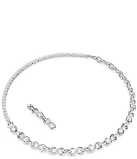 Swarovski Matrix S-Shape Chain Collar Necklace