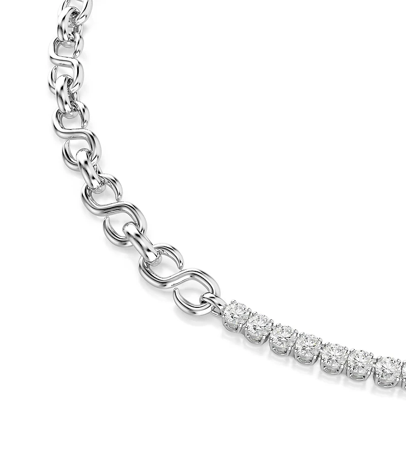 Swarovski Matrix S-Shape Chain Collar Necklace