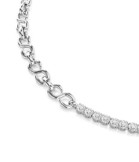 Swarovski Matrix S-Shape Chain Collar Necklace