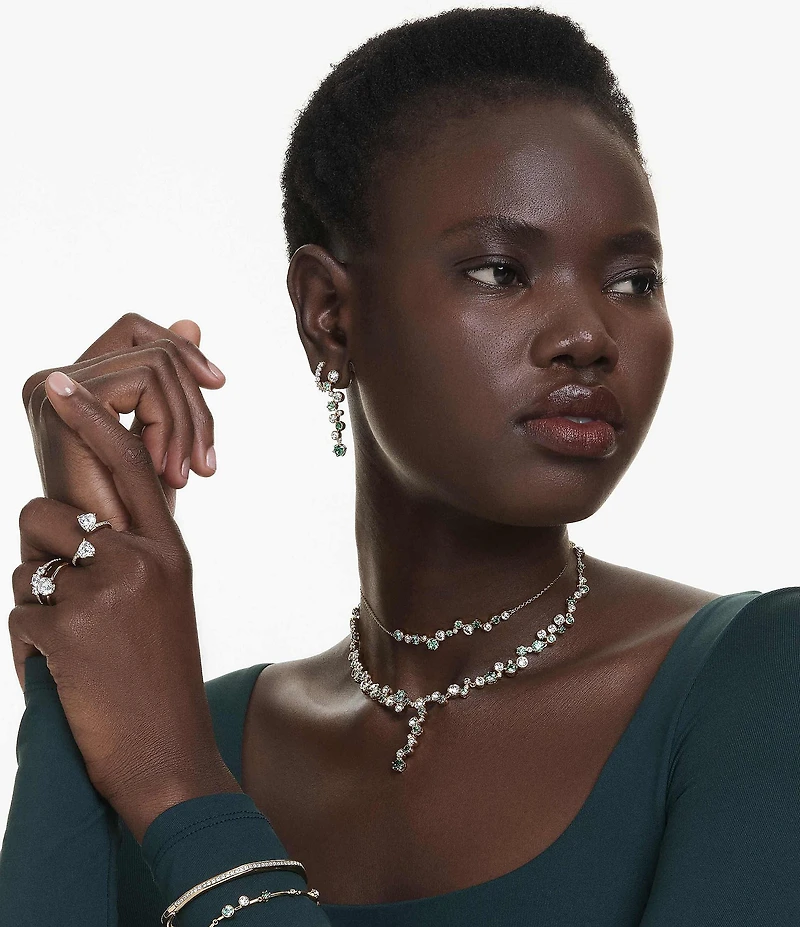 Swarovski Matrix Vittore Hoop Earrings
