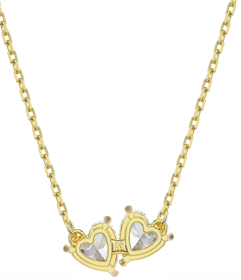 Swarovski Mesmera Crystal Hearts Short Pendant Necklace