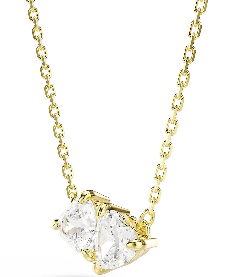 Swarovski Mesmera Crystal Hearts Short Pendant Necklace