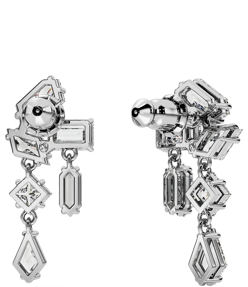 Swarovski Crystal Mesmera Mixed Cuts Drop Earrings