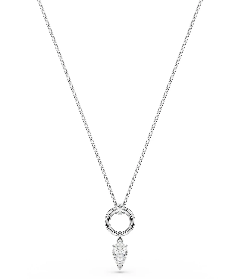 Swarovski Mesmera Pear Cut Short Pendant Necklace