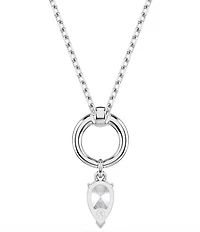 Swarovski Mesmera Pear Cut Short Pendant Necklace