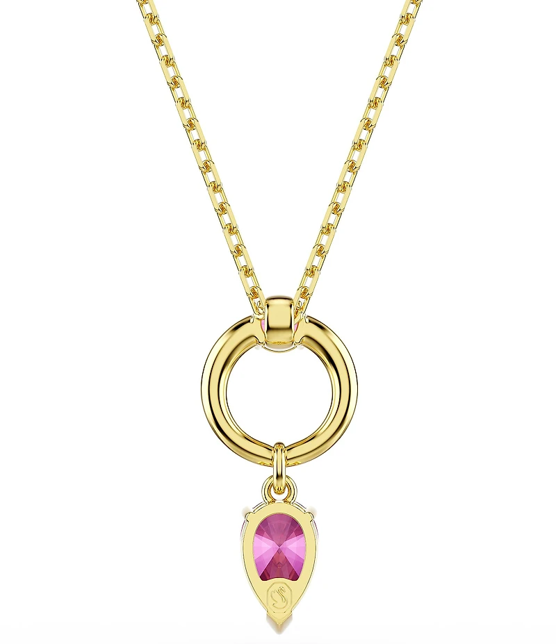 Swarovski Mesmera Pear Cut Short Pendant Necklace