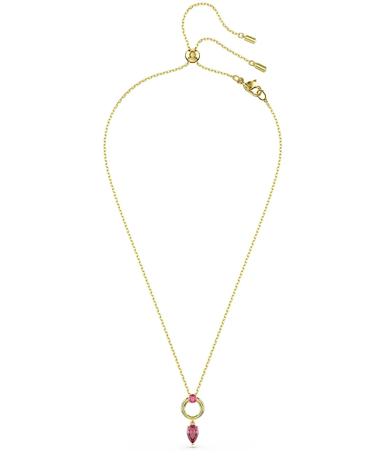 Swarovski Mesmera Pear Cut Short Pendant Necklace