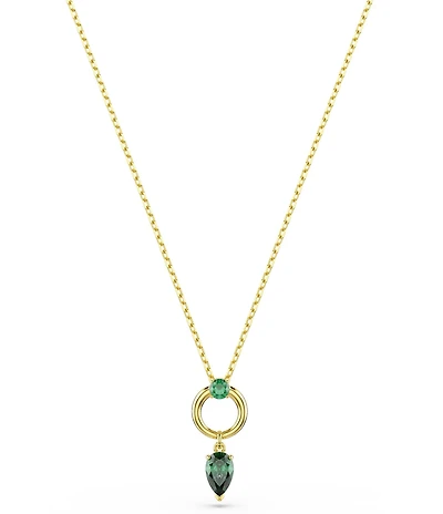 Swarovski Mesmera Pear Cut Short Pendant Necklace