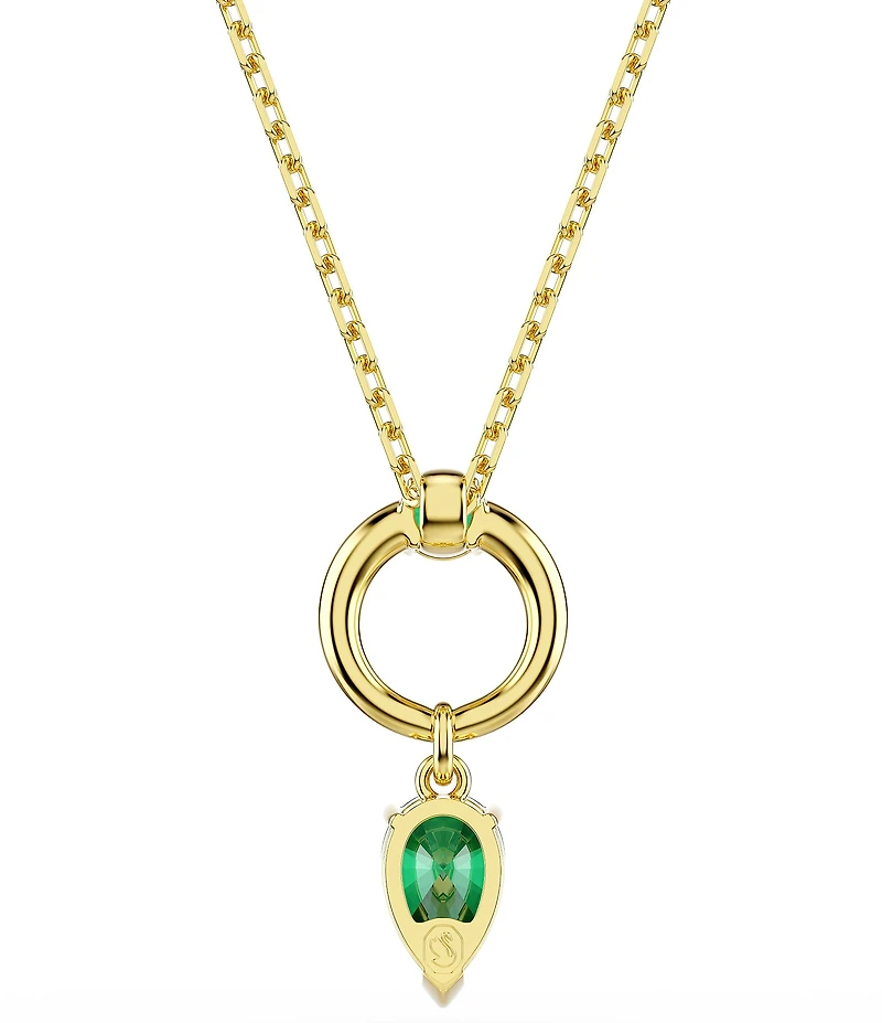 Swarovski Mesmera Pear Cut Short Pendant Necklace