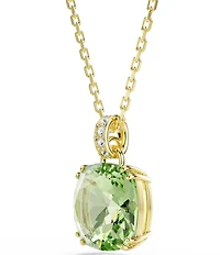 Swarovski Millenia Green Cushion Cut Short Pendant Necklace