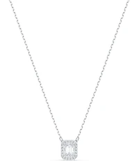 Swarovski Millenia Short Silver Crystal Pendant Necklace