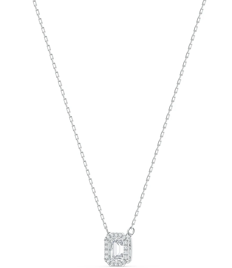 Swarovski Millenia Short Silver Crystal Pendant Necklace
