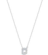 Swarovski Millenia Short Silver Crystal Pendant Necklace