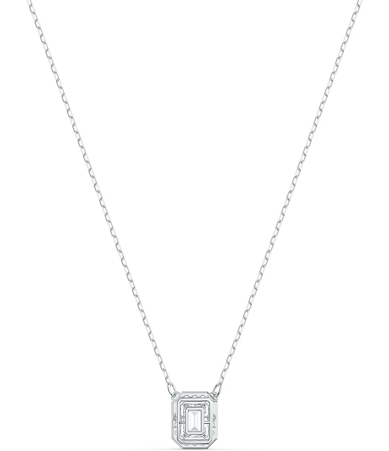 Swarovski Millenia Short Silver Crystal Pendant Necklace