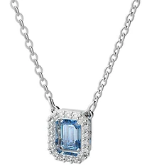 Swarovski Millenia Short Silver Crystal Pendant Necklace