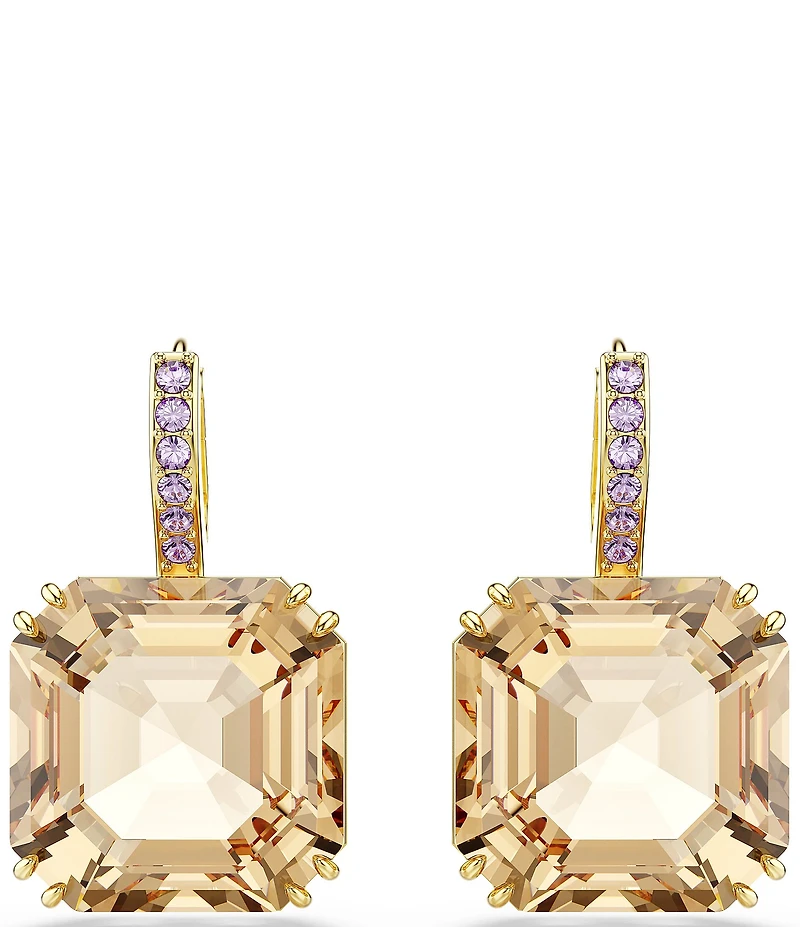 Swarovski Millenia Square Drop Earrings